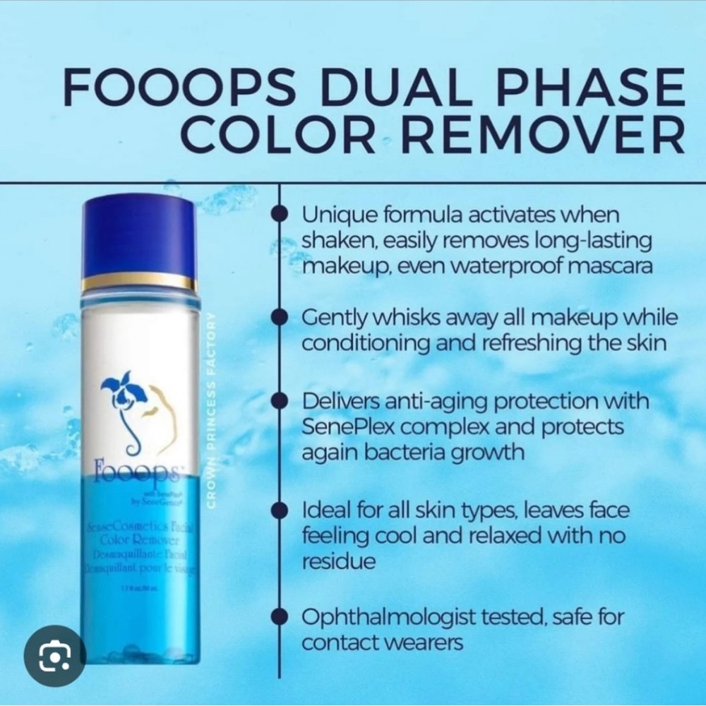 SeneGence Foops Cosmetics Facial Color Remover